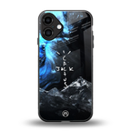 cactus jack travis scott back phone cover | glass case for iphone 16 plus