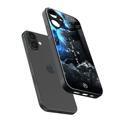 cactus jack travis scott back phone cover | glass case for iphone 16 plus
