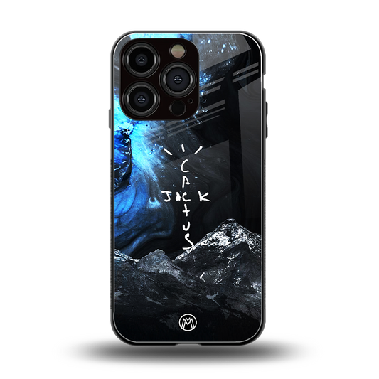 cactus jack travis scott back phone cover | glass case for iphone 16 pro