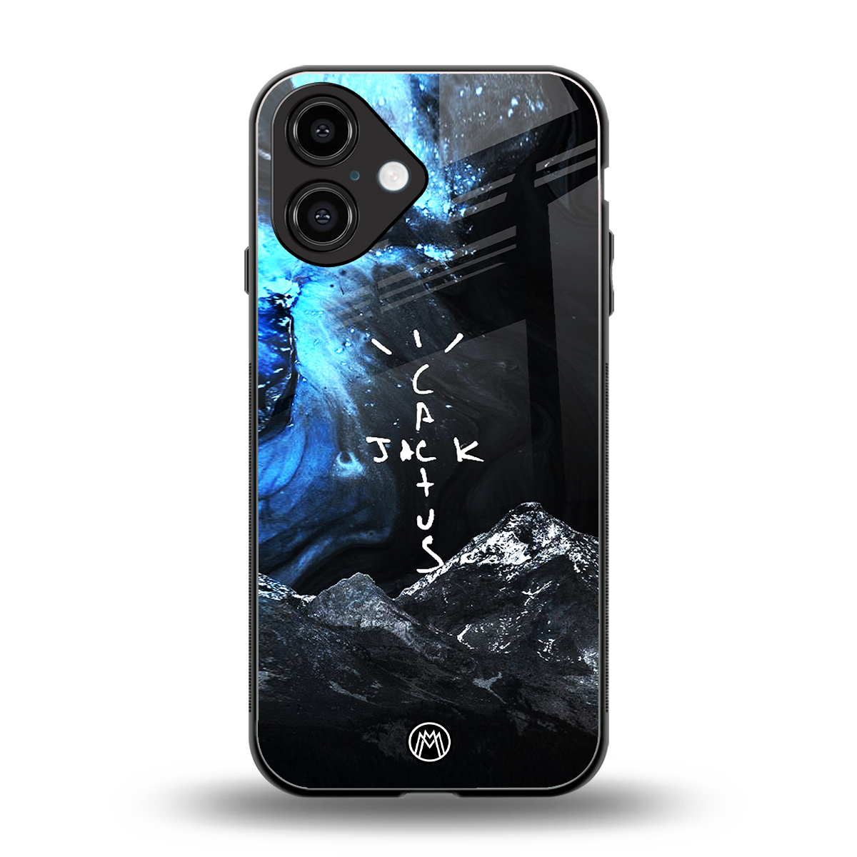 cactus jack travis scott back phone cover | glass case for iphone 16