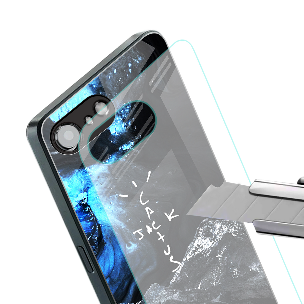 cactus jack travis scott back phone cover | glass case for iphone 16e
