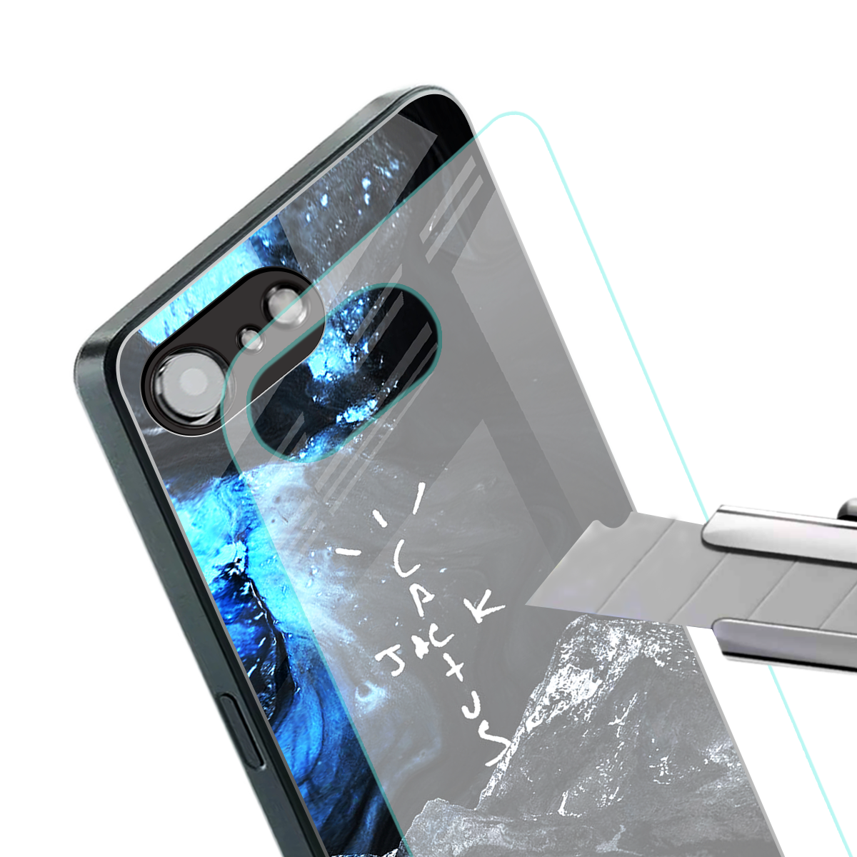 cactus jack travis scott back phone cover | glass case for iphone 16e