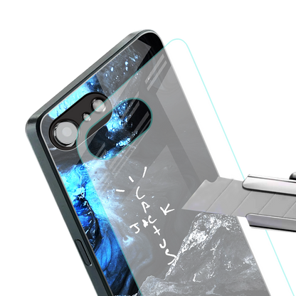 cactus jack travis scott back phone cover | glass case for iphone 16e