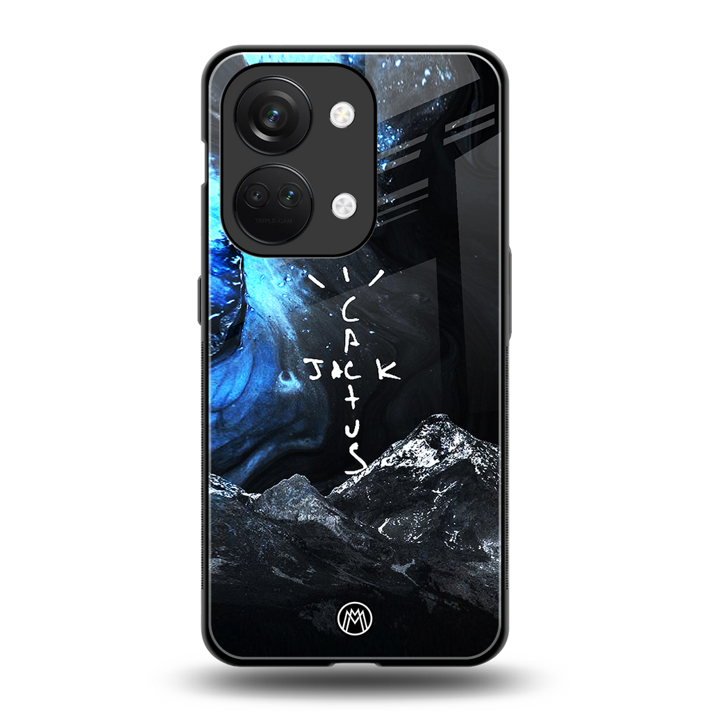 cactus jack travis scott back phone cover | glass case for oneplus nord 3