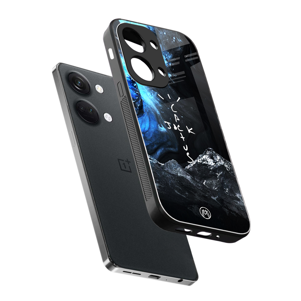 cactus jack travis scott back phone cover | glass case for oneplus nord 3