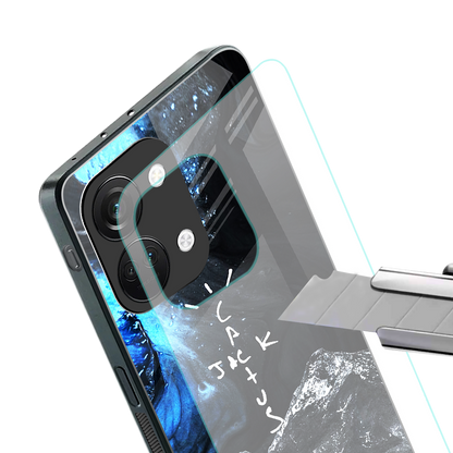 cactus jack travis scott back phone cover | glass case for oneplus nord 3