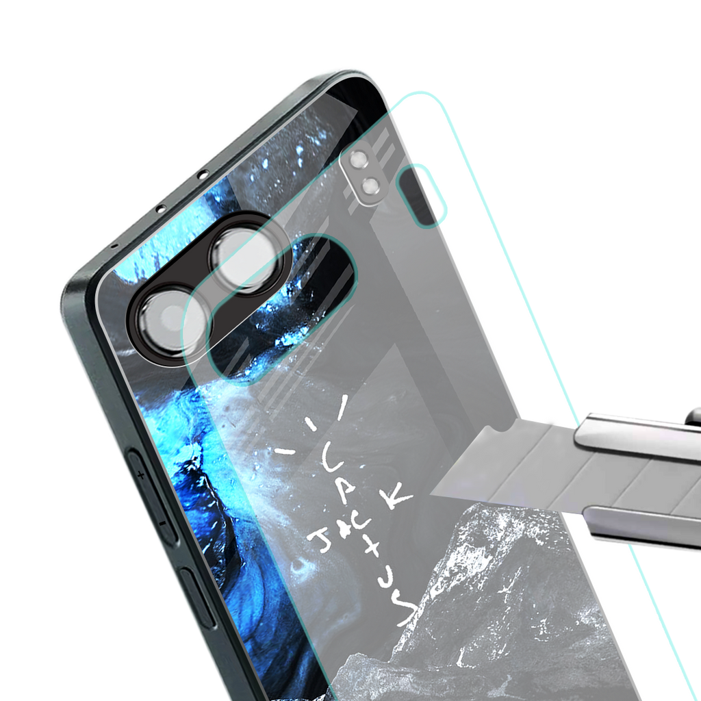 cactus jack travis scott back phone cover | glass case for oneplus nord 4