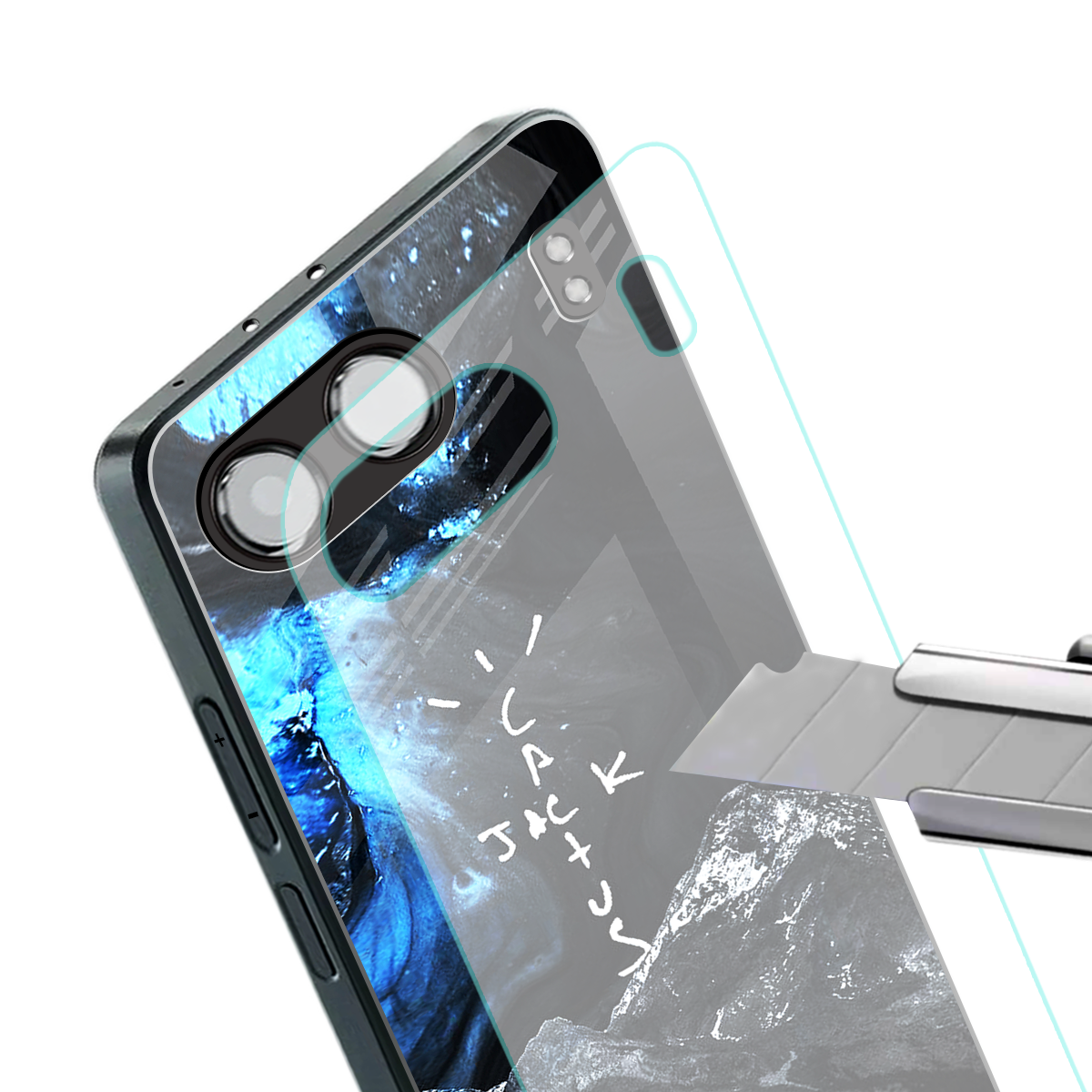 cactus jack travis scott back phone cover | glass case for oneplus nord 4