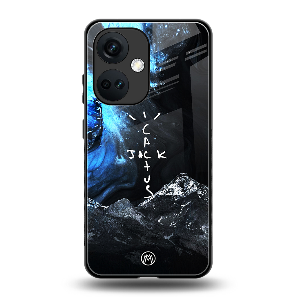 cactus jack travis scott back phone cover | glass case for oneplus nord ce 3