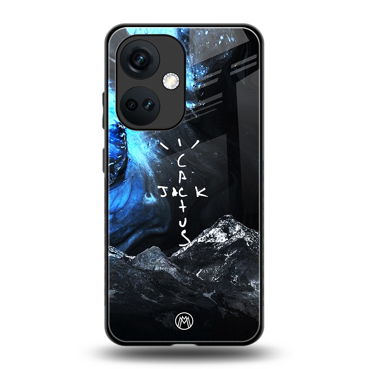 cactus jack travis scott back phone cover | glass case for oneplus nord ce 3