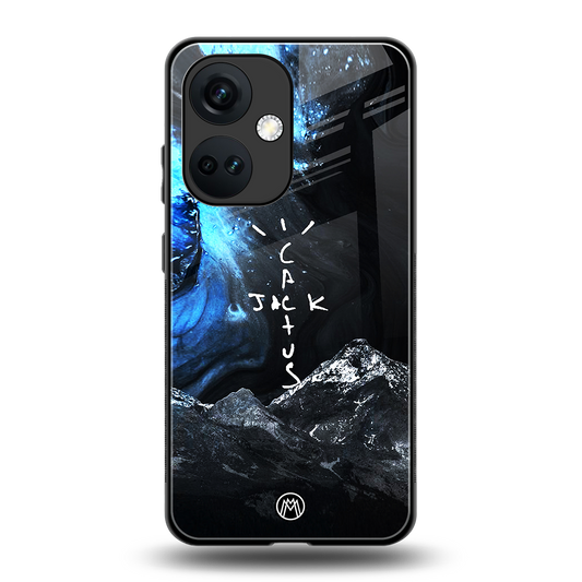cactus jack travis scott back phone cover | glass case for oneplus nord ce 3