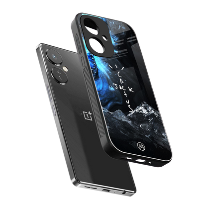 cactus jack travis scott back phone cover | glass case for oneplus nord ce 3