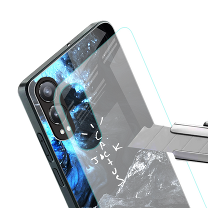 cactus jack travis scott back phone cover | glass case for oneplus nord ce 4 lite