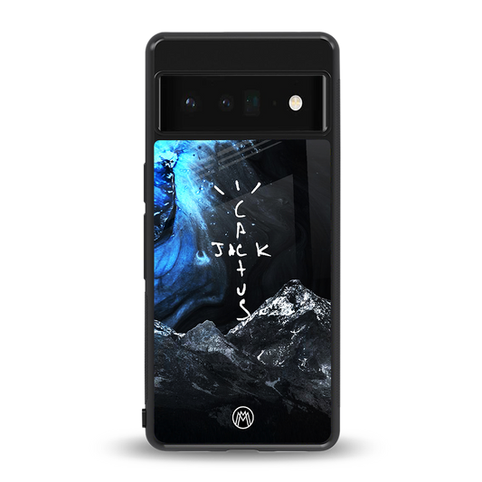 cactus jack travis scott back phone cover | glass case for google pixel 6 pro