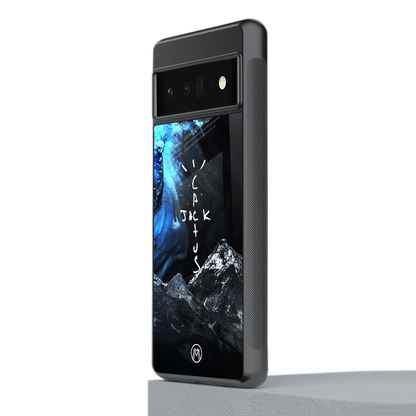 cactus jack travis scott back phone cover | glass case for google pixel 6 pro