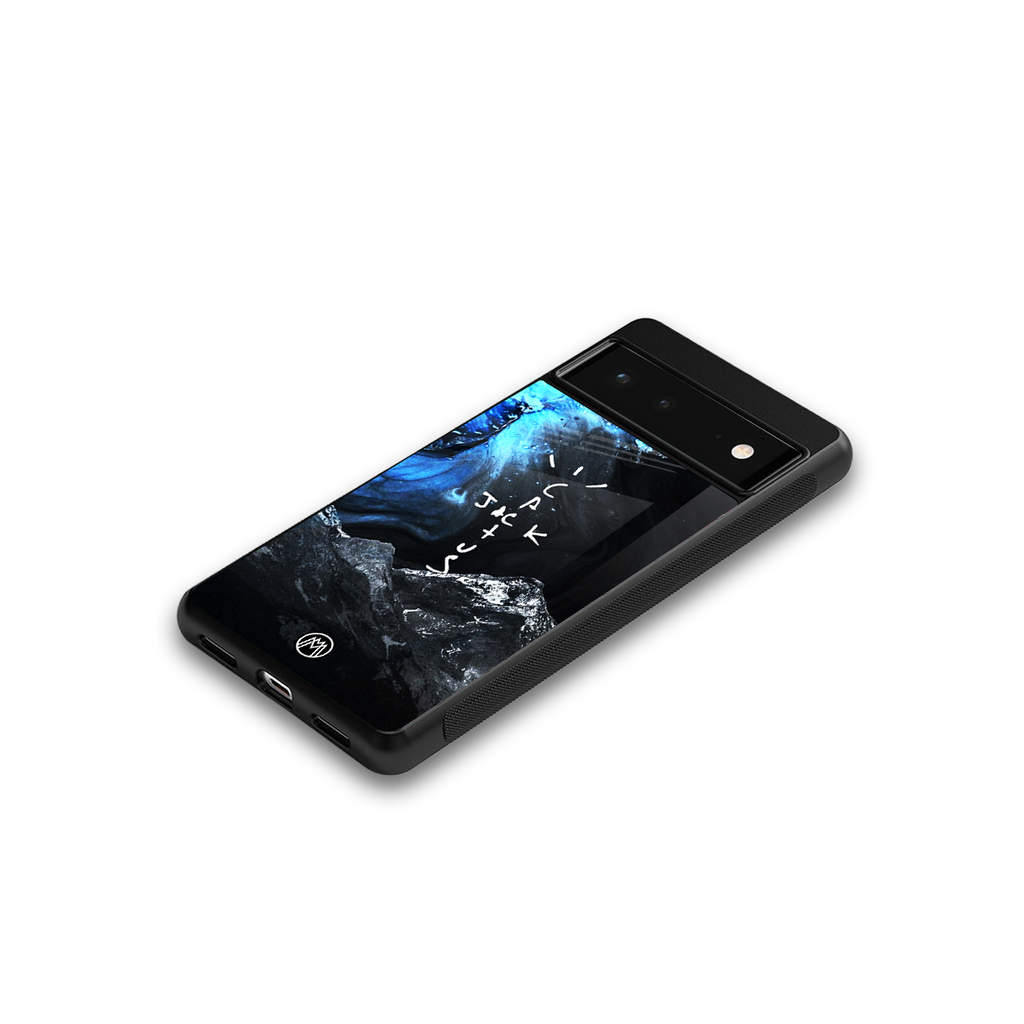 cactus jack travis scott back phone cover | glass case for Google Pixel 6A