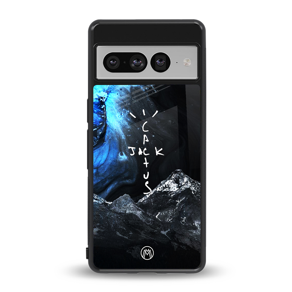 cactus jack travis scott back phone cover | glass case for google pixel 7 pro