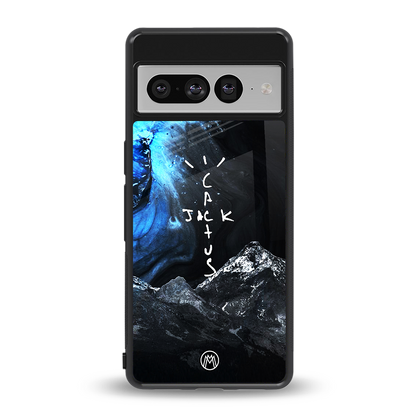 cactus jack travis scott back phone cover | glass case for google pixel 7 pro