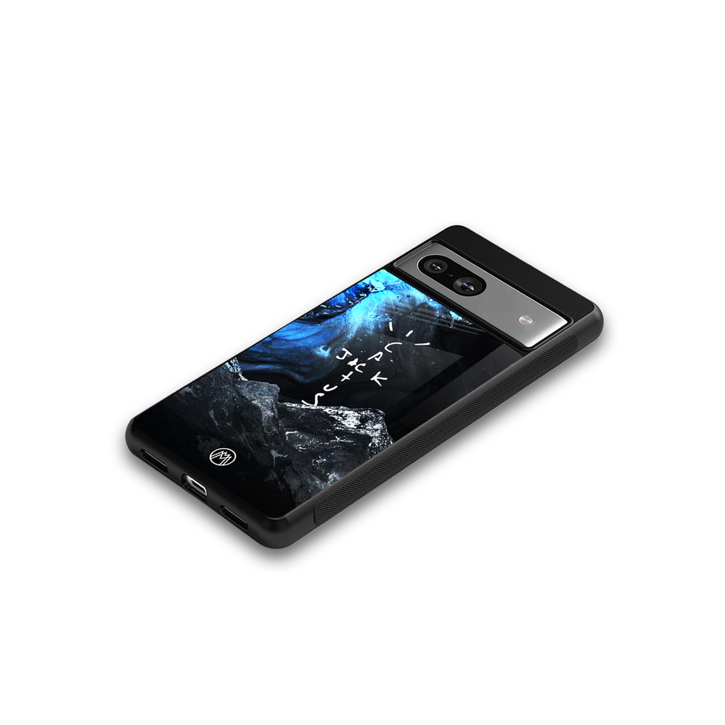 cactus jack travis scott back phone cover | glass case for Google Pixel 7