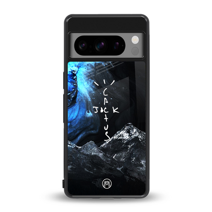 cactus jack travis scott back phone cover | glass case for google pixel 8 pro