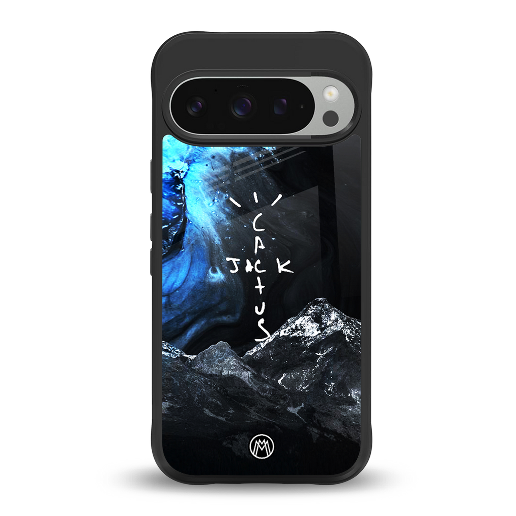cactus jack travis scott back phone cover | glass case for google pixel 9 pro