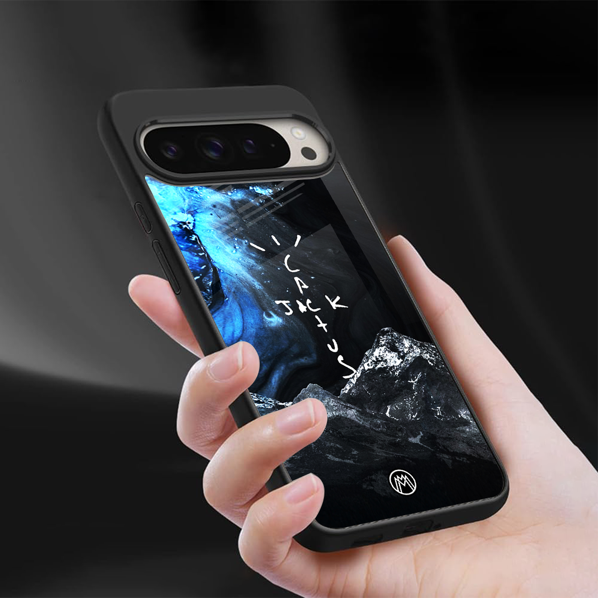 cactus jack travis scott back phone cover | glass case for google pixel 9 pro xl