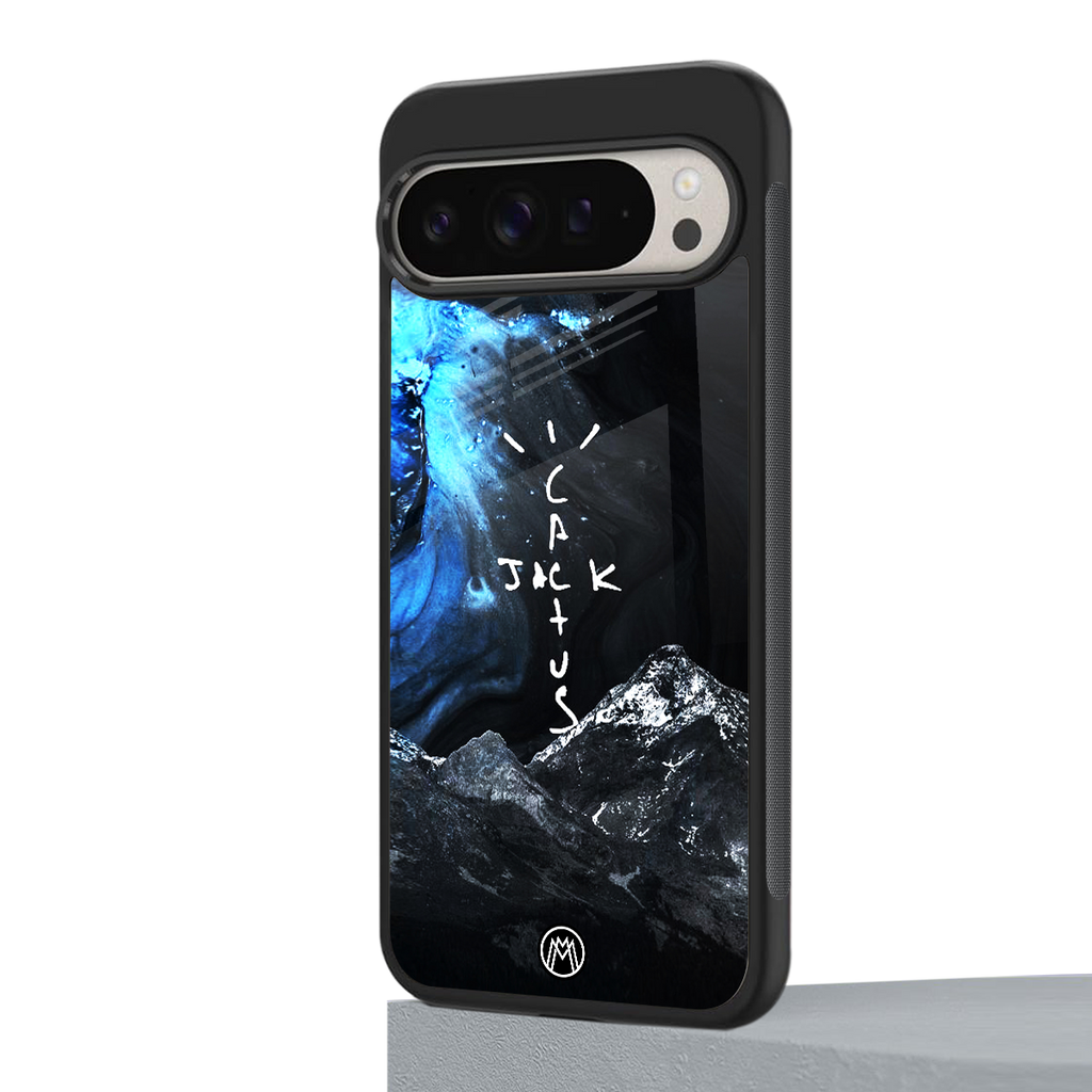cactus jack travis scott back phone cover | glass case for google pixel 9 pro
