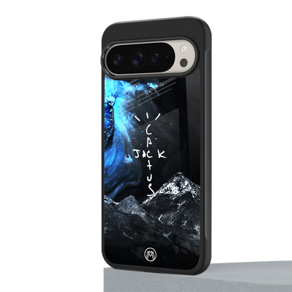 cactus jack travis scott back phone cover | glass case for google pixel 9 pro xl