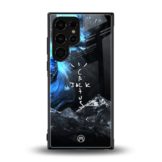 cactus jack travis scott back phone cover | glass case for samsung galaxy s24 ultra