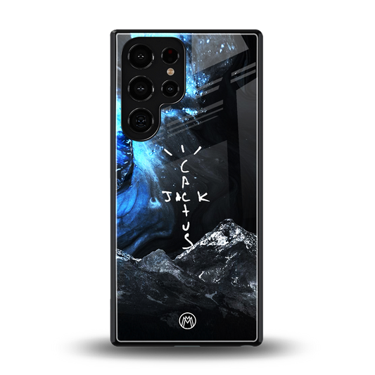 cactus jack travis scott back phone cover | glass case for samsung galaxy s25 ultra