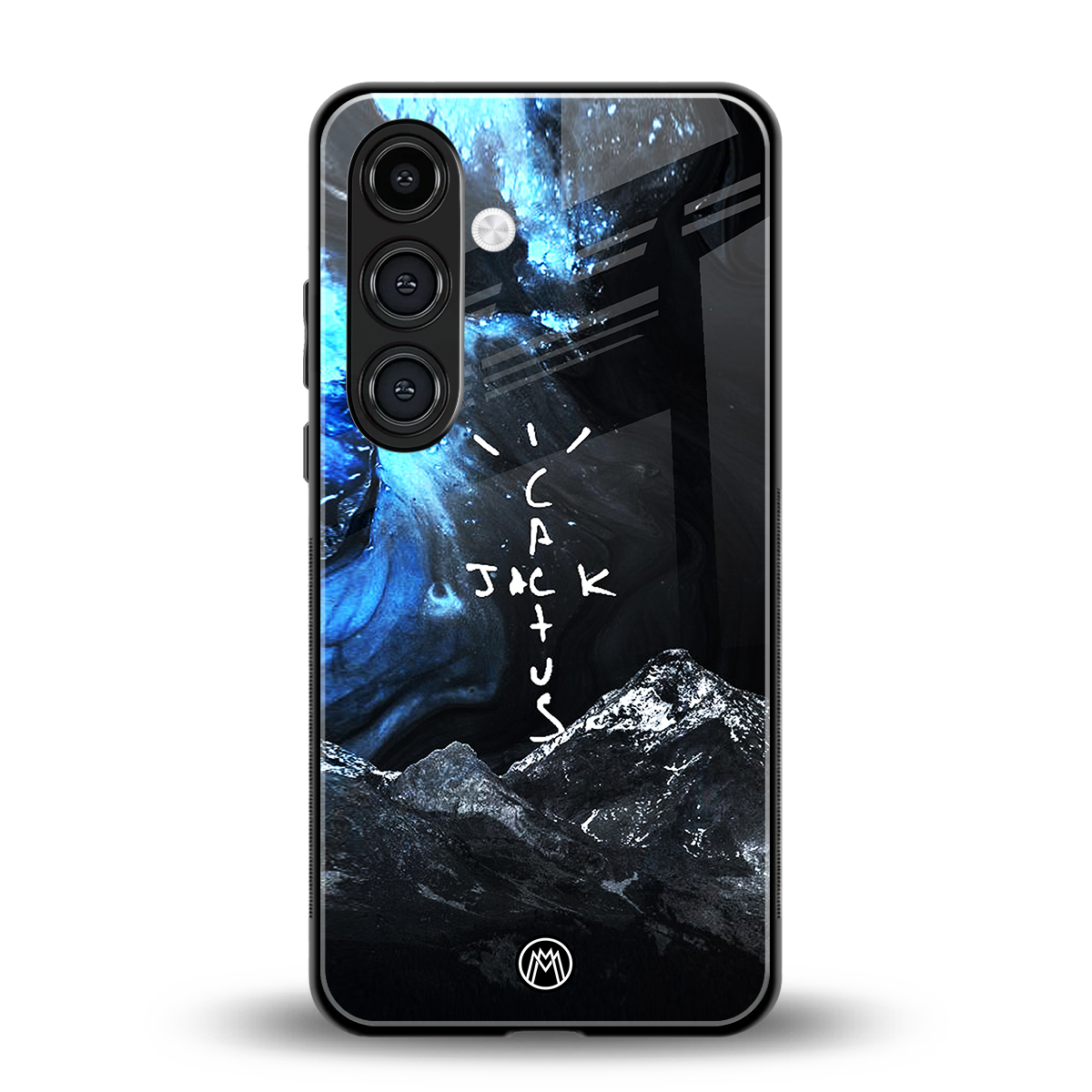 cactus jack travis scott back phone cover | glass case for samsung galaxy s24 plus