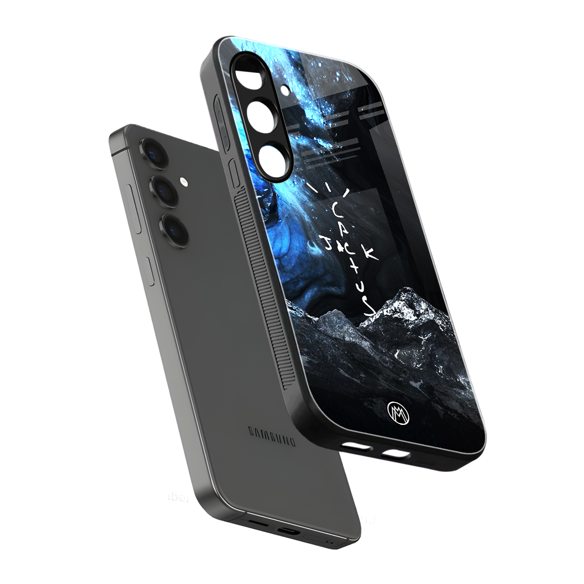 cactus jack travis scott back phone cover | glass case for samsung galaxy s23