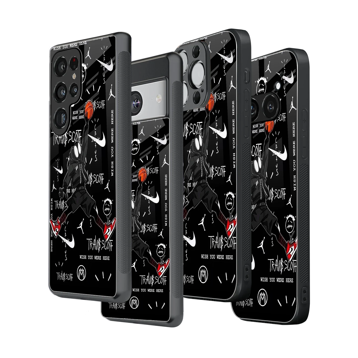 Stylish Glass Back Case for All Smartphones iPhone, Samsung, OnePlus, Pixel, Redmi, Oppo, Vivo, Motorola