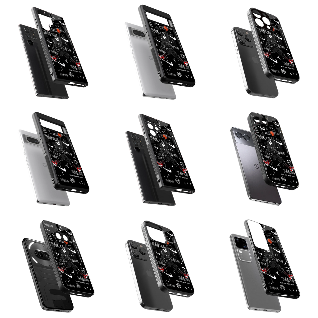 Durable Glass Back Mobile Case for iPhone, Samsung, OnePlus, Google Pixel, Redmi, Vivo, Oppo