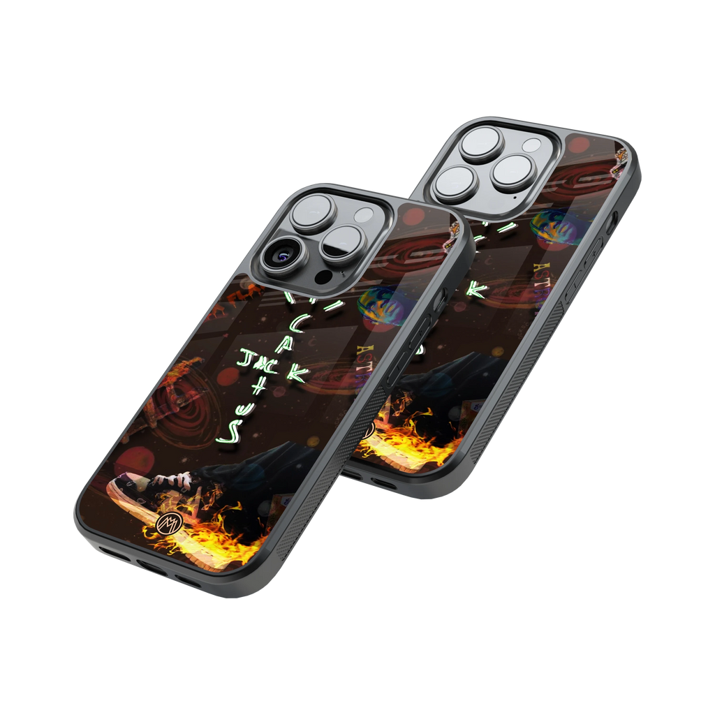 Protective Glass Back Phone Case Compatible with iPhone, Samsung, OnePlus, Pixel & More