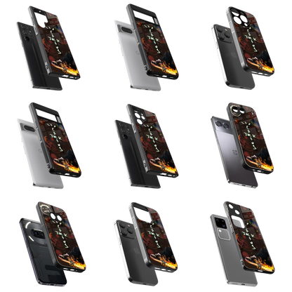 Durable Glass Back Mobile Case for iPhone, Samsung, OnePlus, Google Pixel, Redmi, Vivo, Oppo