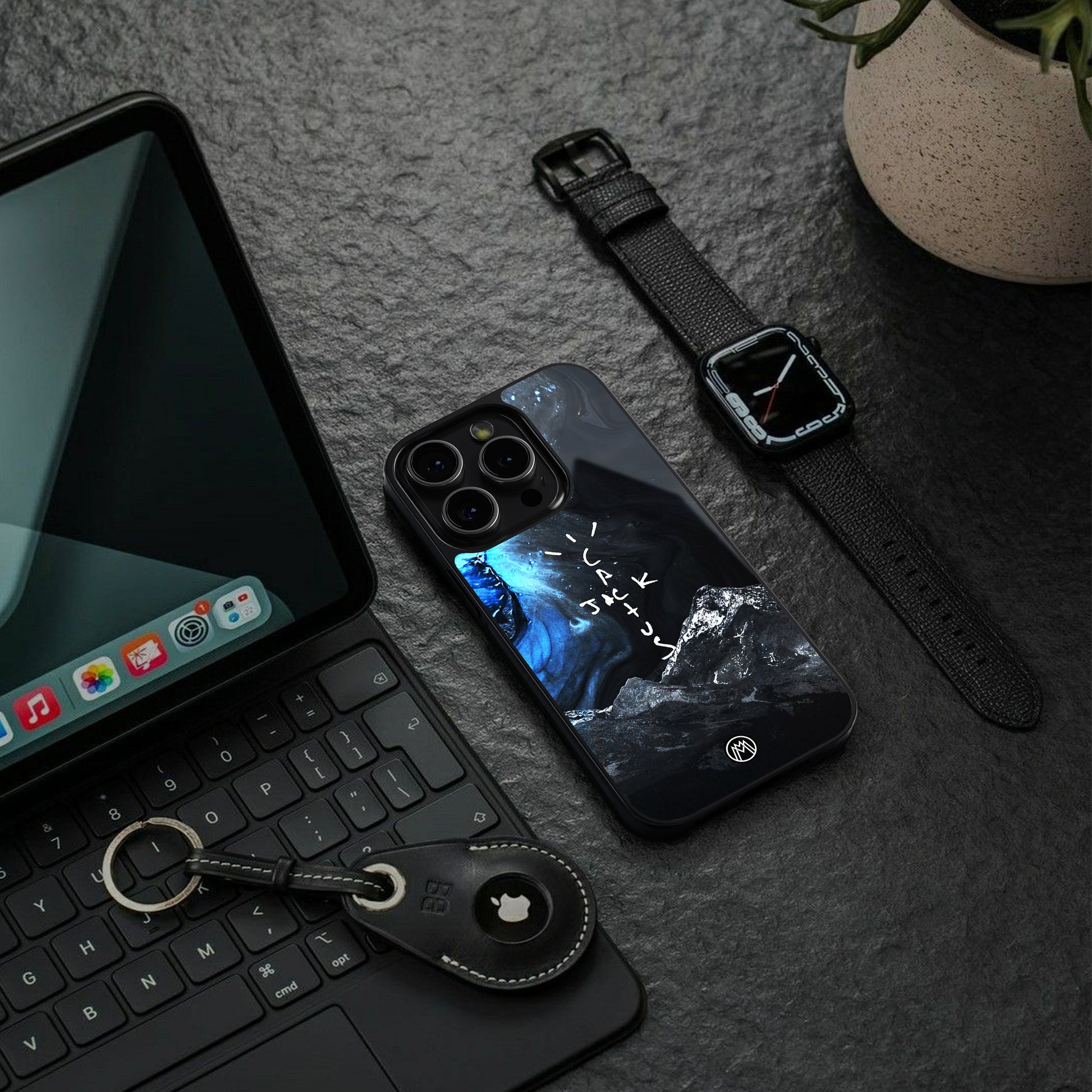 cactus jack travis scott back phone cover | glass case for Google Pixel 8