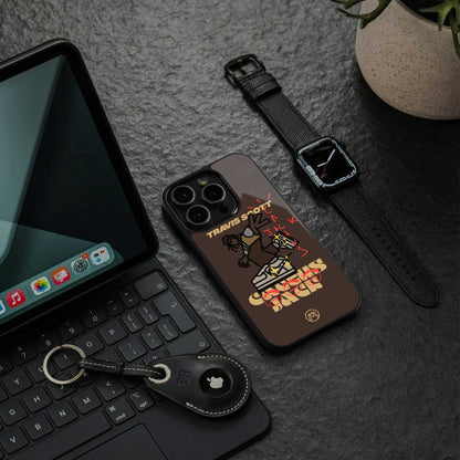 cactus jack travis scott brown back phone cover | glass case for nothing phone 2