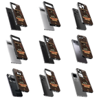 Durable Glass Back Mobile Case for iPhone, Samsung, OnePlus, Google Pixel, Redmi, Vivo, Oppo