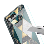 cadmium gold marble back phone cover | glass case for iphone 16e