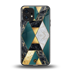 cadmium gold marble back phone cover | glass case for nothing phone 1