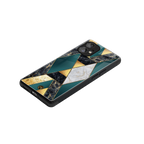 cadmium gold marble back phone cover | glass case for nothing phone 1