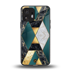 cadmium gold marble back phone cover | glass case for nothing phone 2