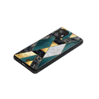 cadmium gold marble back phone cover | glass case for nothing phone 2