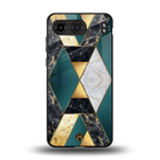 cadmium gold marble back phone cover | glass case for oneplus nord 4