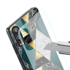 cadmium gold marble back phone cover | glass case for oneplus nord ce 4 lite