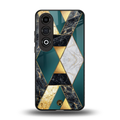 cadmium gold marble back phone cover | glass case for oneplus nord ce 4