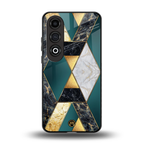 cadmium gold marble back phone cover | glass case for oneplus nord ce 4