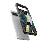 cadmium gold marble back phone cover | glass case for Google Pixel 8
