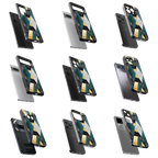 Durable Glass Back Mobile Case for iPhone, Samsung, OnePlus, Google Pixel, Redmi, Vivo, Oppo